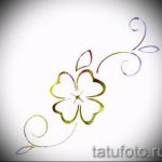 Fajna wersja szkiców tatuażu koniczyny - może być używana do tatuażu koniczyny celtyckiej