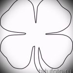 Unikalny wariant szkiców tatuażu koniczyny - może być używany do tatuażu koniczyny nieskończoności