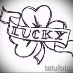 Fajna wersja szkiców do tatuażu koniczyna - może być użyta do jaskółki z tatuażem koniczyny