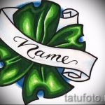 Unikalny wariant szkiców tatuażu koniczyny - może być używany do szczęścia w tatuażu koniczyny