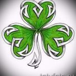 Fajna wersja szkiców do tatuażu koniczyna - może być użyta do tatuażu koniczyny na nodze