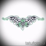 Unikalny wariant szkiców tatuażu koniczyny - może być używany do małych tatuaży koniczyny