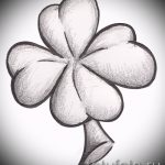 Fajna wersja szkiców do tatuażu koniczyna - może być użyta do jaskółki z tatuażem koniczyny