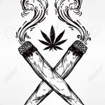 fotó vázlatok egy tetováló marihuánáról (kender) 2019.04.27. №024 - tetováló marihuána -