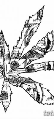 fotó vázlatok tetoválás marihuána (kender) 2019.04.27. №064 - tetoválás marihuána -