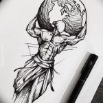 اسكتشات صور لمساحة الوشم بتاريخ 09/26/2017 №033 - اسكتشات لمساحة الوشم -