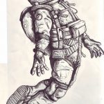 اسكتشات صور لمساحة الوشم بتاريخ 09/26/2017 №052 - اسكتشات لمساحة الوشم -