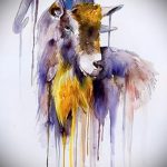 kecske tetoválás vázlata # 373 - a minta egyedülálló változata, amely jól használható az átalakításhoz és az alkalmazáshoz, mint a kecsketetoválás, amely füvet eszik