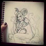 A 327 -es számú kecske tetoválás vázlata a minta méltó változata, amely jól használható kecske tetoválásként a csuklón való átalakításra és alkalmazásra