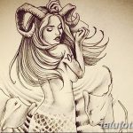 fotó Vázlatok egy bak tetoválásról, keltezésű: 09.09.2017 №007 - Vázlatokf a bak tetoválásról -