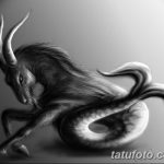 fotó Vázlatok egy bak tetoválásról, keltezés: 09.09.2017 №008 - Vázlatokf a bak tetoválás -