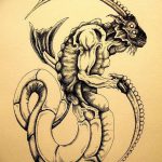 fotó Vázlatok egy Bak tetoválásról, kelte: 2017. 09. 29 №016 - Vázlatokf a Bak tetoválásról -