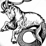 fotó Vázlatok egy bak tetoválásról, keltezés: 09.09.2017 №019 - Vázlatokf a bak tetoválásról -