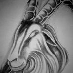 fotó Vázlatok egy bak tetoválásról, keltezés: 09.09.2017 №030 - Vázlatokf a bak tetoválásról -