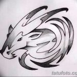 fotó Vázlatok egy bak tetoválásról, keltezés: 09.09.2017 №031 - Vázlatokf a bak tetoválásról -