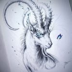 fotó Vázlatok egy Bak tetoválásról, kelte: 2017. 09. 29 №033 - Vázlatokf a Bak tetoválásról -