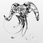 fotó Vázlatok egy bak tetoválásról, kelte: 2017. 09. 29 №034 - Vázlatokf a bak tetoválásról -