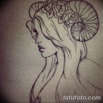 fotó Vázlatok egy Bak tetoválásról, kelte: 2017. 09. 29 №040 - Vázlatokf a Bak tetoválásról -