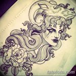 fotó Vázlatok egy bak tetoválásról, kelte: 2017. 09. 29 №047 - Vázlatokf a bak tetoválásról -