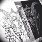 fotó Vázlatok egy Bak tetoválásról, keltezésű: 09.09.2017 №060 - Vázlatokf a Bak tetoválásról -