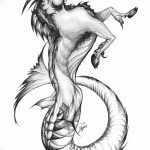 fotó Vázlatok egy bak tetoválásról, keltezés: 09.09.2017 №067 - Vázlatokf a bak tetoválásról -