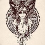 fotó Vázlatok egy Bak tetoválásról, keltezés: 2017. 09. 29 №079 - Vázlatokf a Bak tetoválásról -