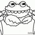 Фото скици татуировка рак раци от 11.09.2018 №046 - скициране татуировка рак раци -