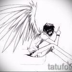 Hűvös szárny tetoválás vázlat - szárny tetoválás vázlat alkalmas angyal szárny tetoválás vázlat