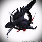 Hűvös szárny tetoválás vázlat - szárny tetoválás tervezés alkalmas angyalszárny tetováláshoz