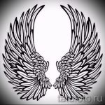Hűvös szárny tetoválás vázlat - szárny tetoválás tervezés alkalmas alkar szárny tetoválás