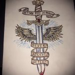 Szokatlan vázlat egy szárny tetoválásról - a szárny tetoválás kialakítása alkalmas az alkar szárny tetoválására