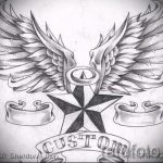 Hűvös szárny tetoválás vázlat - szárny tetoválás tervezés alkalmas hátsó szárny tetoválás férfiaknak