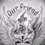 Hűvös szárny tetoválás vázlat - szárny tetoválás tervezés alkalmas szegycsont tetoválás szárnyak