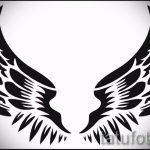 Hűvös szárny tetoválás vázlat - szárny tetoválás tervezés alkalmas macska szárnyak tetoválás jelentése