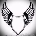 Érdekes vázlat a tetováló szárnyakról - a szárny tetoválása alkalmas arra, hogy mit jelent a hátsó szárny tetoválása