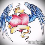 Hűvös vázlat egy tetováló szárnyról - egy szárny tetoválása alkalmas a hátsó tata szárnyakra