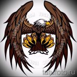 Hűvös szárny tetoválás vázlat - a szárny tetoválás kialakítása alkalmas a szárny alatti tetoválásra