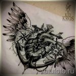 Szokatlan szárny tetoválás vázlat - szárny tetoválás tervezés alkalmas tetoválás a szegycsont szárnyak