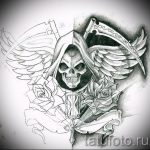 Érdekes vázlat egy szárny tetoválásról - a szárny tetoválás rajza alkalmas két szárny tetoválására