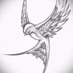 Hűvös szárny tetoválás vázlat - szárny tetoválás rajz alkalmas madár szárny tetoválás