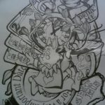 fotó Vázlatok egy nyúl tetoválásról 2018.01.09. №052 - Vázlatok egy nyúl tetoválásról -