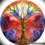 Fényképvázlatok egy kör tetoválásról, keltezés: 2018.09.17. №228 - kör tetoválás felvázolása -