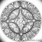 Fényképvázlatok egy kör tetoválásról 2018.09.17. №225 - kör tetoválás felvázolása -