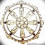 Fényképvázlatok egy kör tetoválásról 2018.09.17. №182 - kör tetoválás vázlata -