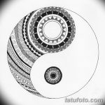 Fényképvázlatok egy kör tetoválásról 2018.09.17. №173 - kör tetoválás felvázolása -