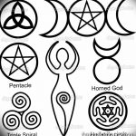 Wiccan szimbólumok halmaza