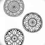 Fényképvázlatok egy kör tetoválásról 2018.09.17. №002 - kör tetoválás felvázolása -