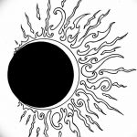 Fényképvázlatok egy kör tetoválásról 2018.09.17. №058 - kör tetoválás felvázolása -