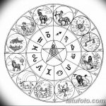 Fényképvázlatok egy kör tetoválásról 2018.09.17. №080 - kör tetoválás felvázolása -