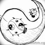 Fényképvázlatok egy kör tetoválásról 2018.09.17. №085 - kör tetoválás felvázolása -